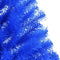vidaXL - Kunstkerstboom - met - standaard - half - 150 - cm - PVC - blauw