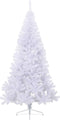 vidaXL - Kunstkerstboom - met - standaard - half - 180 - cm - PVC - wit