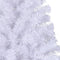 vidaXL - Kunstkerstboom - met - standaard - half - 180 - cm - PVC - wit