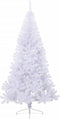 vidaXL - Kunstkerstboom - met - standaard - half - 210 - cm - PVC - groen