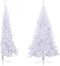 vidaXL - Kunstkerstboom - met - standaard - half - 210 - cm - PVC - groen
