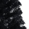 vidaXL - Kunstkerstboom - met - standaard - half - 210 - cm - PVC - zwart