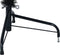vidaXL - Kunstkerstboom - met - standaard - half - 210 - cm - PVC - zwart