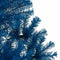 vidaXL - Kunstkerstboom - met - standaard - half - 240 - cm - PVC - blauw