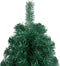 vidaXL - Kunstkerstboom - met - standaard - half - 240 - cm - PVC - groen