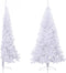 vidaXL - Kunstkerstboom - met - standaard - half - 240 - cm - PVC - groen