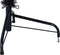 vidaXL - Kunstkerstboom - met - standaard - half - 240 - cm - PVC - zwart