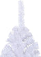 vidaXL - Kunstkerstboom - met - standaard - half - 240 - cm - PVC - groen