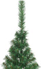 vidaXL - Kunstkerstboom - met - standaard - half - 240 - cm - PVC - groen