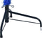 vidaXL - Kunstkerstboom - met - standaard - half - 240 - cm - PVC - blauw