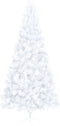 vidaXL - Kunstkerstboom - met - standaard - half - 240 - cm - PVC - groen