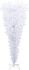 vidaXL - Kunstkerstboom - met - standaard - omgekeerd - 120 - cm - wit