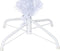 vidaXL - Kunstkerstboom - met - standaard - omgekeerd - 120 - cm - wit