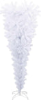 vidaXL - Kunstkerstboom - met - standaard - omgekeerd - 150 - cm - wit