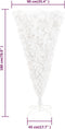 vidaXL - Kunstkerstboom - met - standaard - omgekeerd - 180 - cm - wit