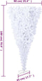 vidaXL - Kunstkerstboom - met - standaard - omgekeerd - 180 - cm - wit