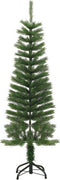 vidaXL - Kunstkerstboom - met - standaard - smal - 120 - cm - PE
