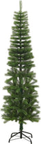 vidaXL - Kunstkerstboom - met - standaard - smal - 180 - cm - PE