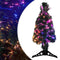 vidaXL - Kunstkerstboom - met - standaard - smal - 64 - cm - glasvezel