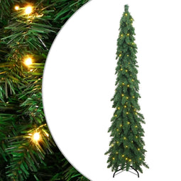 vidaXL - Kunstkerstboom - met - verlichting - 130 - LED's - 210 - cm