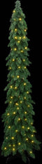 vidaXL - Kunstkerstboom - met - verlichting - 130 - LED's - 210 - cm