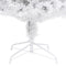 vidaXL - Kunstkerstboom - met - verlichting - 150 - cm - glasvezel - wit