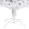 vidaXL - Kunstkerstboom - met - verlichting - 180 - cm - glasvezel - wit