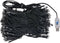 vidaXL - Kunstkerstboom - met - verlichting - en - kerstballen - 180 - cm - PVC - zwart