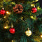 vidaXL - Kunstkerstboom - met - verlichting - en - kerstballen - 180 - cm - groen