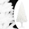 vidaXL - Kunstkerstboom - met - verlichting - en - kerstballen - 180 - cm - wit