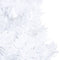 vidaXL - Kunstkerstboom - met - verlichting - en - kerstballen - 210 - cm - PVC - wit