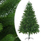 vidaXL - Kunstkerstboom - met - verlichting - en - kerstballen - 210 - cm - groen