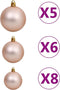 vidaXL - Kunstkerstboom - met - verlichting - en - kerstballen - half - 240 - cm - wit