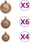 vidaXL - Kunstkerstboom - met - verlichting - en - kerstballen - half - 240 - cm - wit