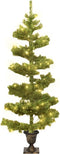 vidaXL - Kunstkerstboom - met - verlichting - en - pot - 120 - cm - PVC - groen