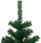 vidaXL - Kunstkerstboom - met - verlichting - en - standaard - 150 - cm - PVC - groen