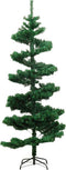 vidaXL - Kunstkerstboom - met - verlichting - en - standaard - 150 - cm - PVC - groen