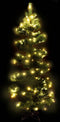 vidaXL - Kunstkerstboom - met - verlichting - en - standaard - 150 - cm - PVC - groen
