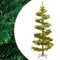 vidaXL - Kunstkerstboom - met - verlichting - en - standaard - 180 - cm - PVC - groen