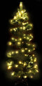 vidaXL - Kunstkerstboom - met - verlichting - en - standaard - 180 - cm - PVC - groen