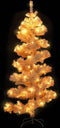 vidaXL - Kunstkerstboom - met - verlichting - en - standaard - 180 - cm - PVC - wit