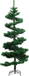 vidaXL - Kunstkerstboom - met - verlichting - en - standaard - 180 - cm - PVC - groen