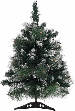 vidaXL - Kunstkerstboom - met - verlichting - en - standaard - 60 - cm - PVC - groen