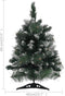vidaXL - Kunstkerstboom - met - verlichting - en - standaard - 60 - cm - PVC - groen