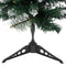 vidaXL - Kunstkerstboom - met - verlichting - en - standaard - 90 - cm - PVC - groen