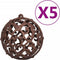 vidaXL - Kunstkerstboom - met - verlichting - kerstballen - dennenappels - 180 - c5