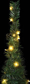 vidaXL - Kunstkerstboom - met - verlichting - pop-up - 150 - cm - groen