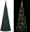 vidaXL - Kunstkerstboom - met - verlichting - pop-up - 180 - cm - groen