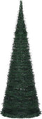 vidaXL - Kunstkerstboom - met - verlichting - pop-up - 180 - cm - groen