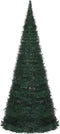 vidaXL - Kunstkerstboom - met - verlichting - pop-up - 210 - cm - groen